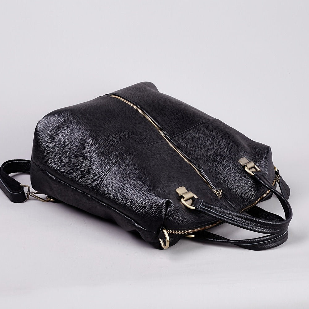 Laptop Backpack – Genuine Leather, for Travel & Work | Bag Vero – detail view 12