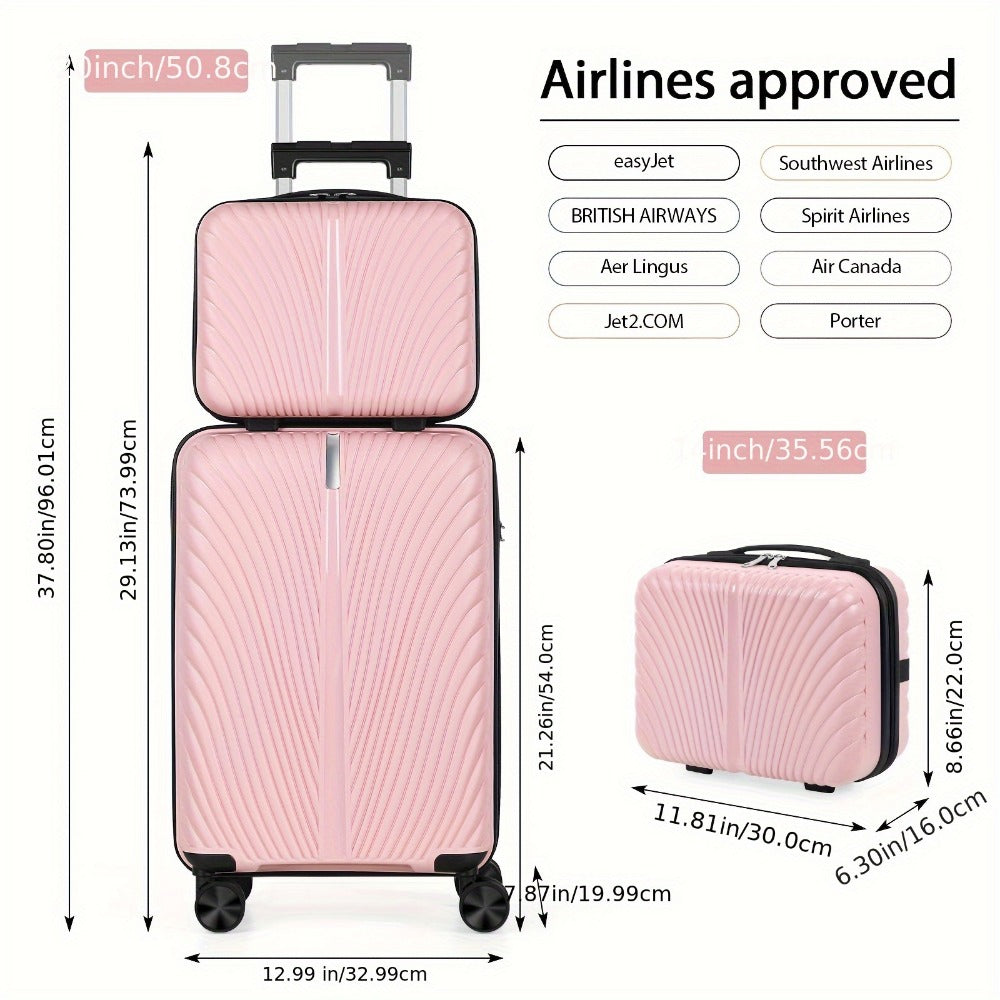 Luggage Set – 2-Piece, 20 Inch, Hardshell, for Travel & Work | Bag Vero – detail view 21