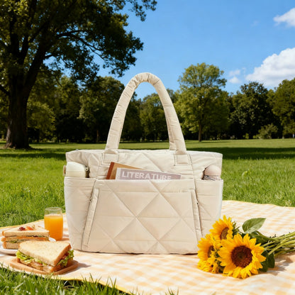 Tote Bag for Women – Quilted, Large Capacity, for Travel & Work | Bag Vero – detail view 27