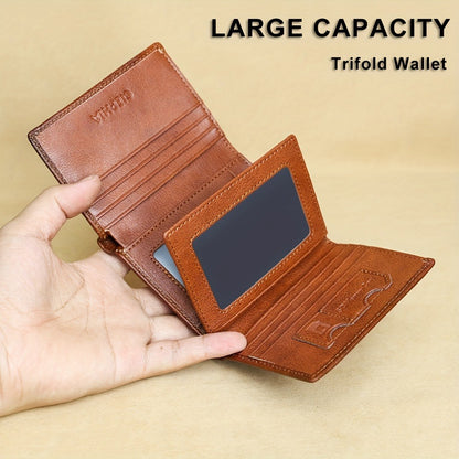 Men's Wallet – Trifold Leather Premium Cowhide Full | Bag Vero – detail view 9