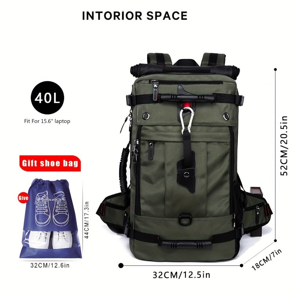 Laptop Backpack – Nylon, Waterproof, Anti Theft, Multi Pocket | Bag Vero – detail view 2