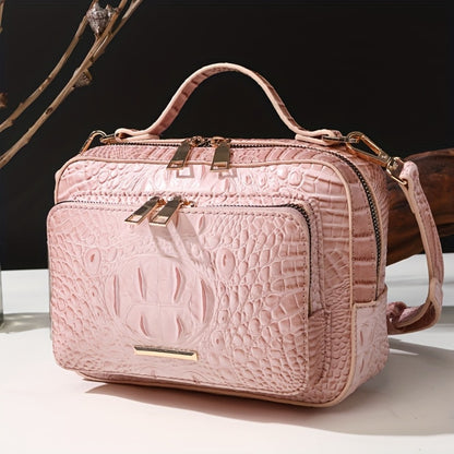 2025 New Ladies Top Handle Satchel Purses Shoulder Bags, Small Purses And Handbags for Women, Stylish Pattern Vegan Crossbody Bag for Women, Fashion Purse