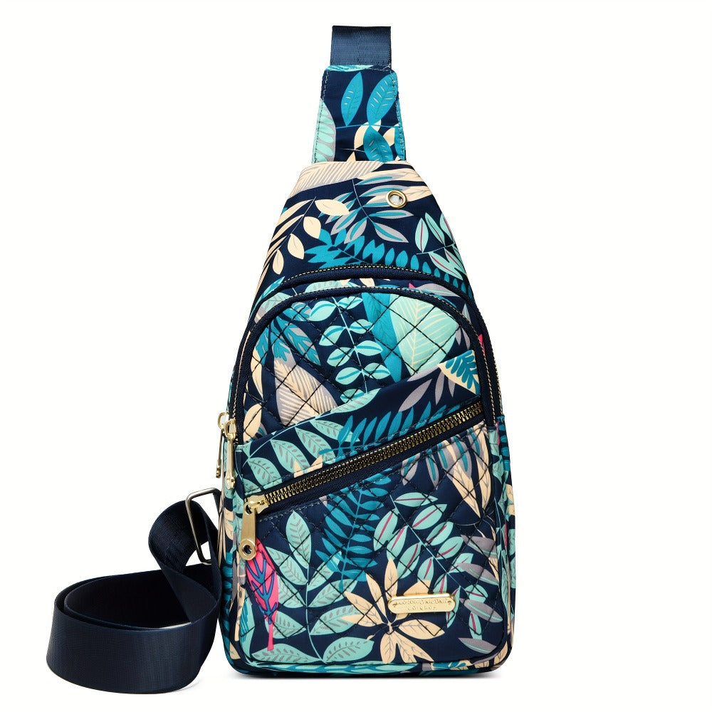 Chic Quilted Crossbody Chest Bag - Versatile Solid Color - Perfect for Daily Use, Casual Outings & Travel - Lightweight & Comfortable Women's Sling Shoulder Purse