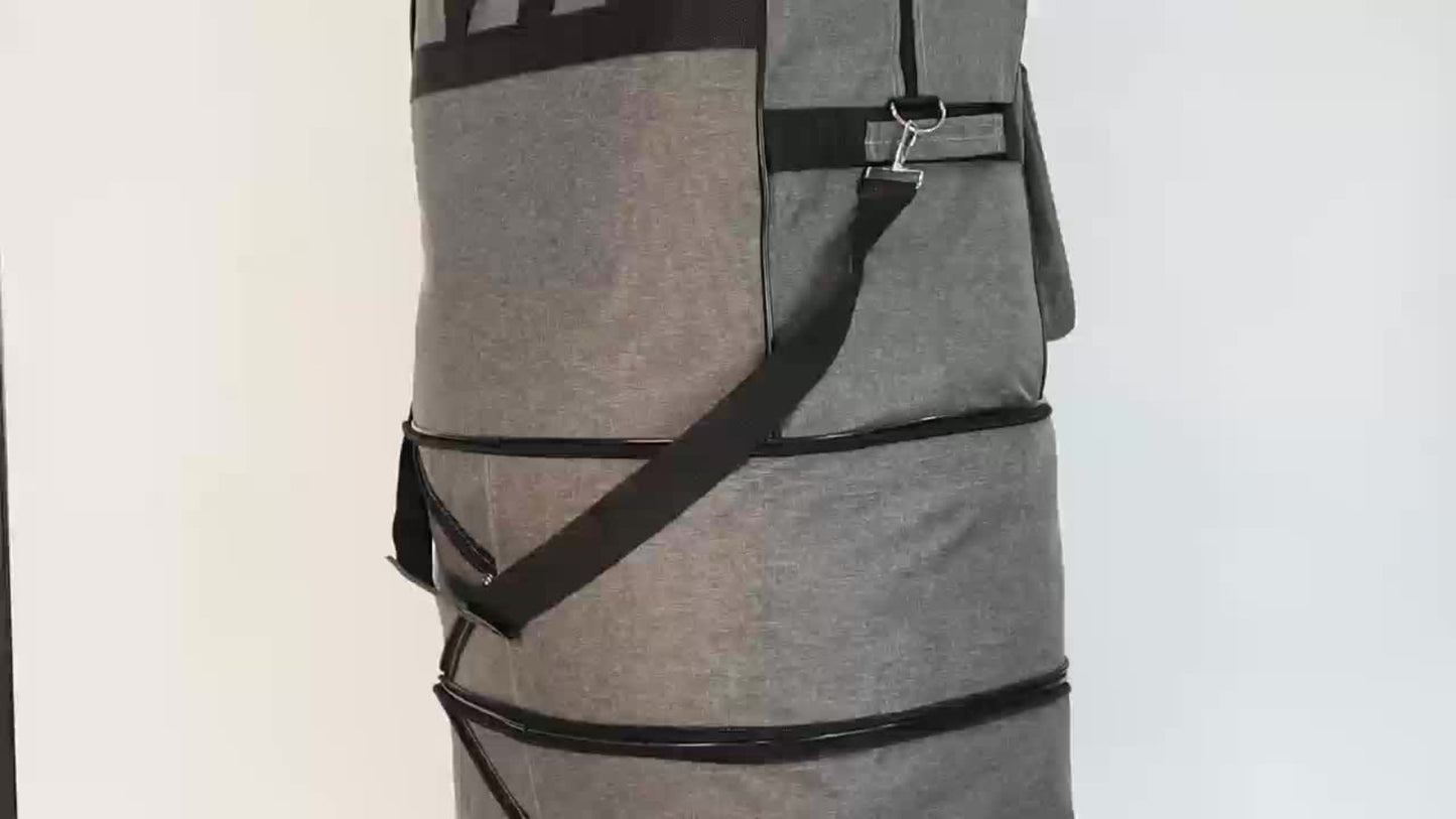 30" 36" Soft Expandable Foldable Luggage Bag with Removable Spinner Wheels,3-Layer Collapsible Suitcase Bag, Water-Resistant Large Capacity Rolling Duffle Bag for Home Storage Moving Travel