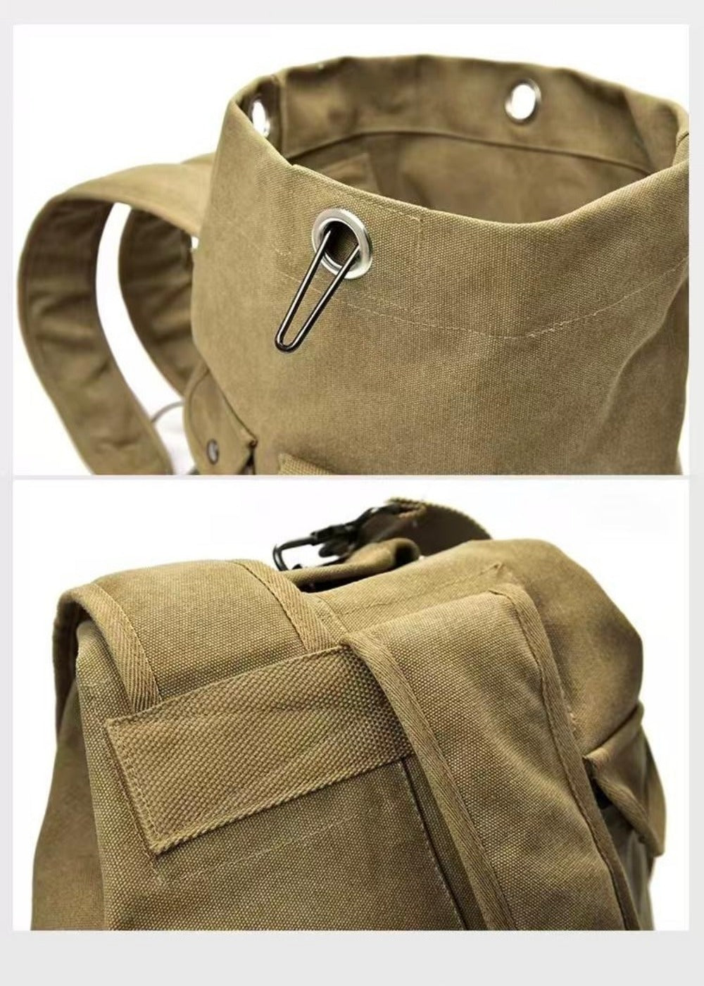 Travel Backpack – Canvas, Anti-Theft, Lightweight, for Travel | Bag Vero – detail view 29
