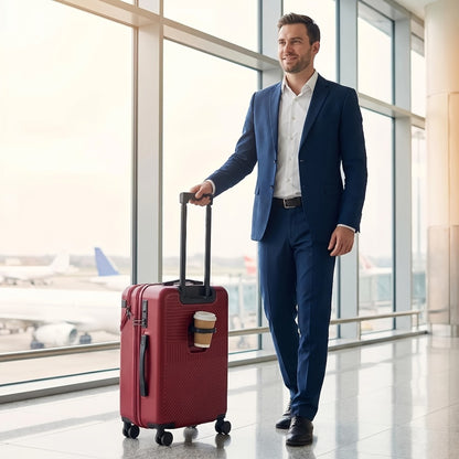 1pc 20 Inch Luggage, Travel Function Boarding Case, Luggage with Password Lock And Wheels, Suitable for Daily Use As A Neutral Bag Big Capacity Suitcase