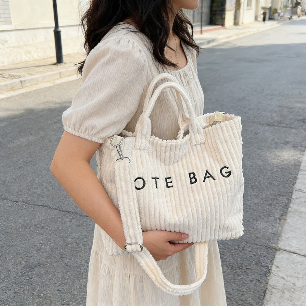 Tote Bag for Women – 2-Piece, Large Capacity, Adjustable Strap, for Work | Bag Vero – detail view 11