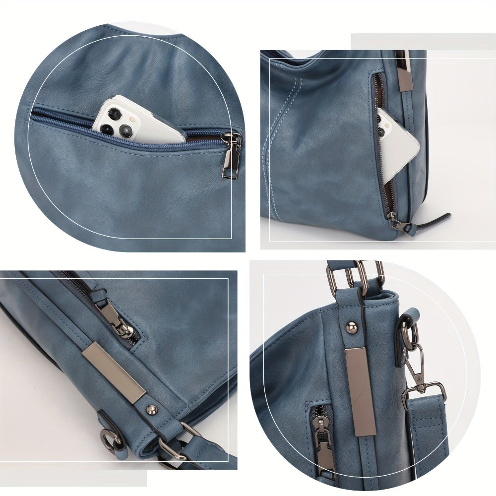 KL928 Purses For Women Shoulder Handbag Medium Hobo Bags Tote Bag With Removable & Adjustable Strap