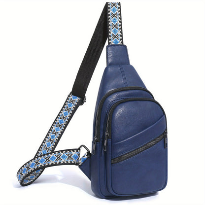 Stylish Crossbody Bag for Women - Multi-Functional Solid Hue - Ideal Chest Bag for Everyday Use, Casual Events & Travel - Lightweight & Comfortable Women'S Sling Shoulder Bag