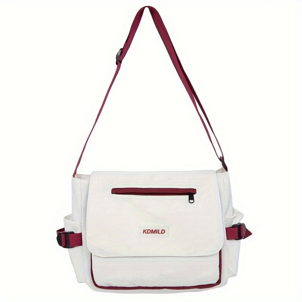 Men's Crossbody Bag – Polyester, Large Capacity, for Travel & Work | Bag Vero – detail view 5