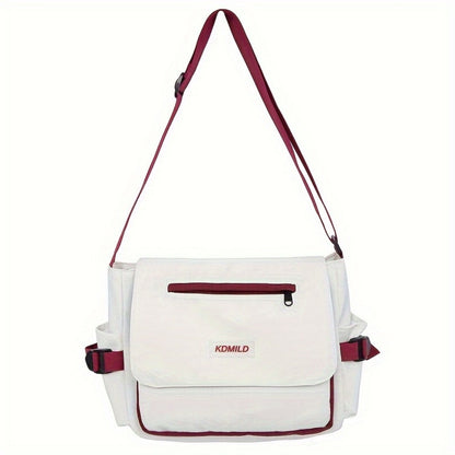 Men's Crossbody Bag – Polyester, Large Capacity, for Travel & Work | Bag Vero – detail view 5