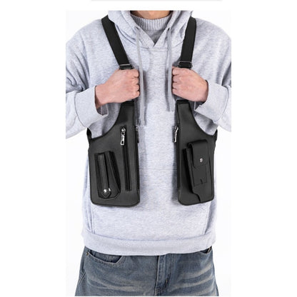 Men's Crossbody Bag – for Travel & Work, Armpit Vintage Underarm Messenger Pack | Bag Vero – detail view 19