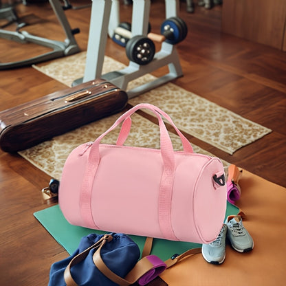 [Gym Bag For Sports] Mini Gym Bag Small Barrel Duffle Crossbody Bags Tote For Women Men Workout Bag Lightweight For Weekender Travel Sports Yoga Fitness Dance