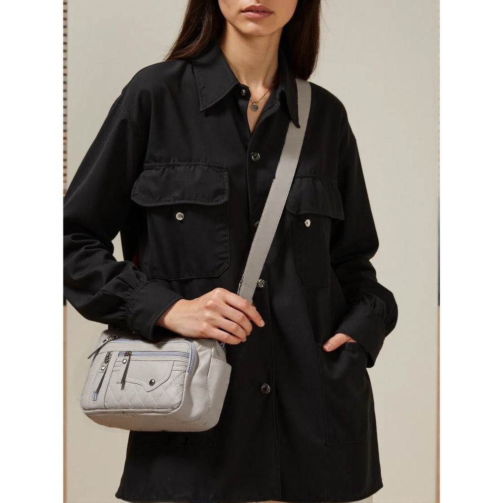 Large Capacity Nylon Shoulder Bag with Adjustable Shoulder Strap And Anti-Theft Zipper Closure- Suitable for Holiday Gifts, Birthday Gifts, Valentine's Day Gifts, Perfect Holiday Gift for Family & Friends, Must-Have for The Christmas Season