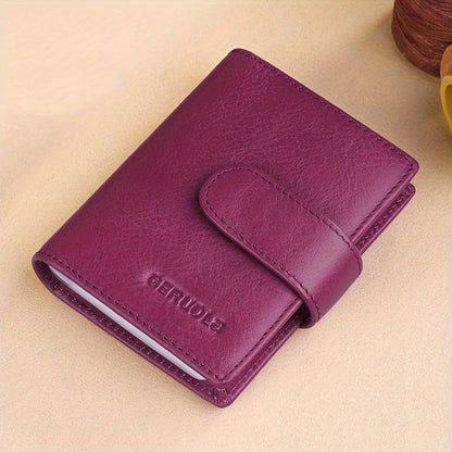 1pc Men's Retro Fashion Top Layer Cowhide Card Case, Driving License Case, Casual Portable Coins Purse, Durable Card Holder with Large Capacity, Multiple Card Slots, ID Window, Perfect Gift for Teacher's Day, Valentine's Day, Birthday, Christmas