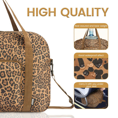 Compact Travel Duffel Bag Featuring a Shoulder Strap, Suitable for Spirit Airlines, Measuring 18 Inches. Ideal for Weekend Trips, It Can Be Used As Underseat Luggage for Both Men And Women