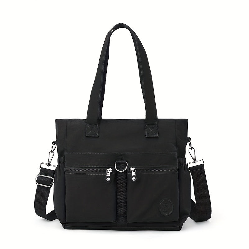 New Style Casual Large Capacity Messenger Bag Commuter Shoulder Bag School Season Student Backpack Fashionable And Versatile, Travel Bag, Work Bag, Bags, Messenger Bag, Adjustable Strap, Casual Commuter Handbag, Simple Classic Casual Shoulder Bag