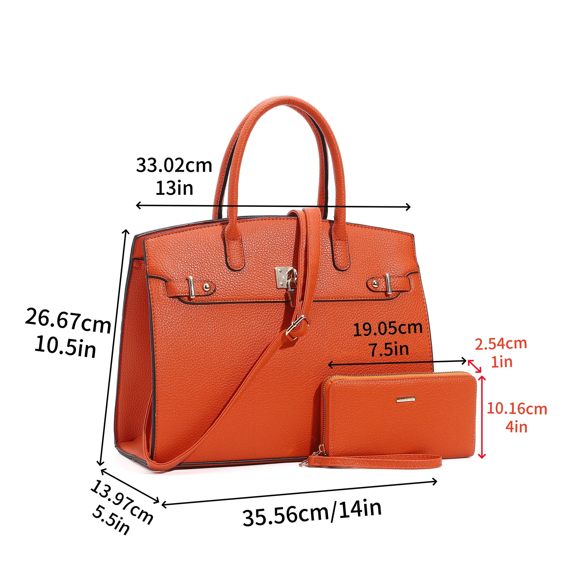 Women's Wallet – for Work & Everyday Use, Top Handle Set Matching Zipper | Bag Vero – detail view 3