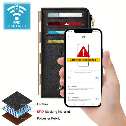 Women's Wallet – RFID Blocking, Slim Rfid Blocking Card Slots | Bag Vero – detail view 13