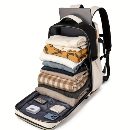 [Large Capacity Travel Bag] Travel Backpack Carry on for Women Men Gym Backpack with Laptop Compartment Teacher Personal Item Backpack Rucksack Airplane Additions Must Haves Outdoor Daily Backpack, Large Capacity Leisure Business Trip Travel Bag