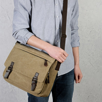 Laptop Bag – Canvas, Adjustable Strap, for Travel & School | Bag Vero – detail view 11