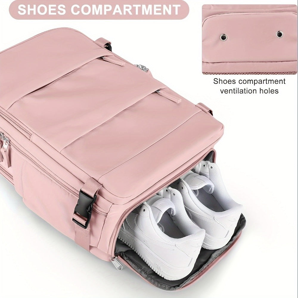 Large Travel Backpack for Women Men, Carry on Backpack, Hiking Backpack Outdoor Sports Rucksack Casual Daypack Travel Essentials 7.93gal