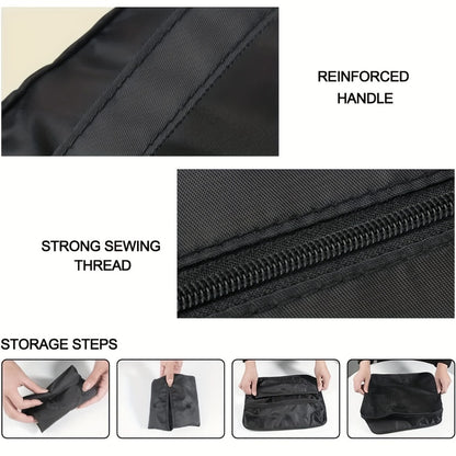 9pcs Portable Travel Storage Bag Set - Organize Your Clothing, Shoes, And Underwear with Ease - Perfect for Luggage And Suitcase Packing Slogan Graphic Travel Storage Bag Portable with Shoe Toiletry And Laundry Bags School Supplies School Stuff