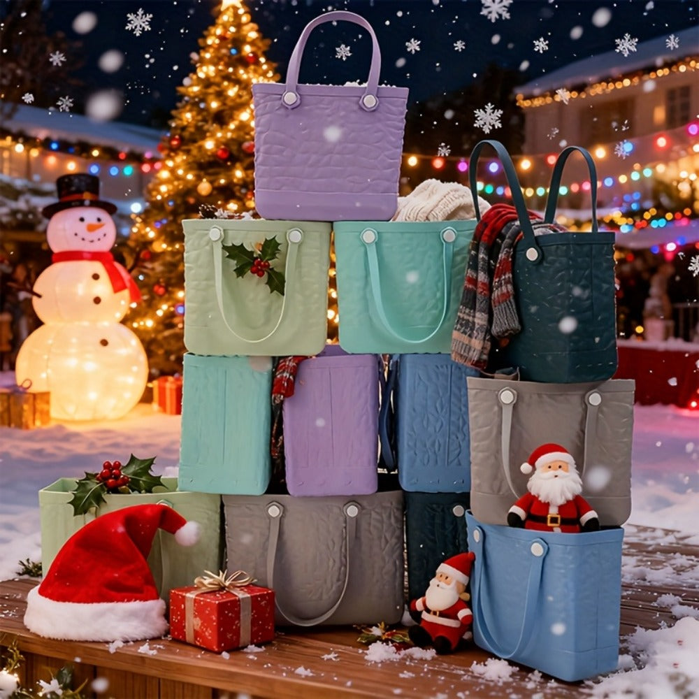 2026 New EVA Beach Bag Tote Travel Bag with Fixed Shoulder Strap Open Design High Quality Sand-Resistant Easy Storage - Durable Lightweight Easy to Clean Vacation Essential Perfect for Beach Pool Outdoor Activities Ideal New Year Gift for Family