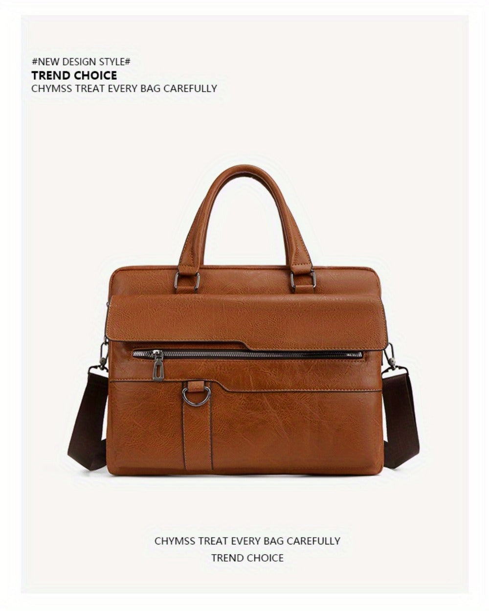 Laptop Bag – PU Leather, Lightweight, for Work & Everyday Use | Bag Vero – detail view 14