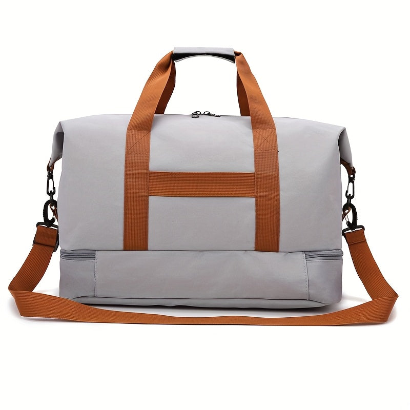 Spacious Tote Bag Designed for Travel And Fitness, Perfect for Both Short And for long Journeys. Versatile As a Casual Shoulder Or Crossbody Bag, It Makes an Excellent Gift for Friends