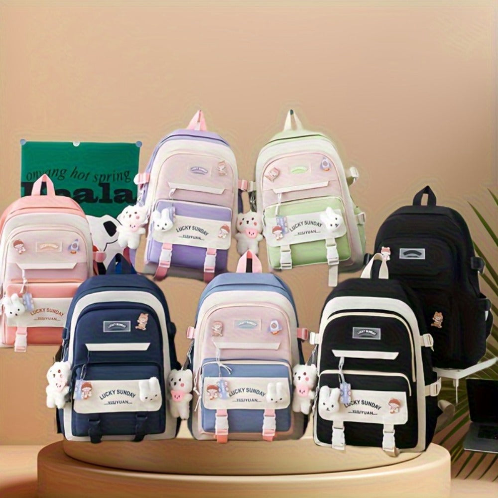 Travel Backpack – 5-Piece, Large Capacity, Lightweight, for Travel & School | Bag Vero – detail view 15
