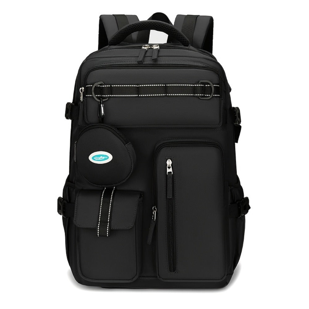 Backpack for Women – Nylon, Lightweight, Trolley Sleeve, for Travel & Work | Bag Vero – detail view 5