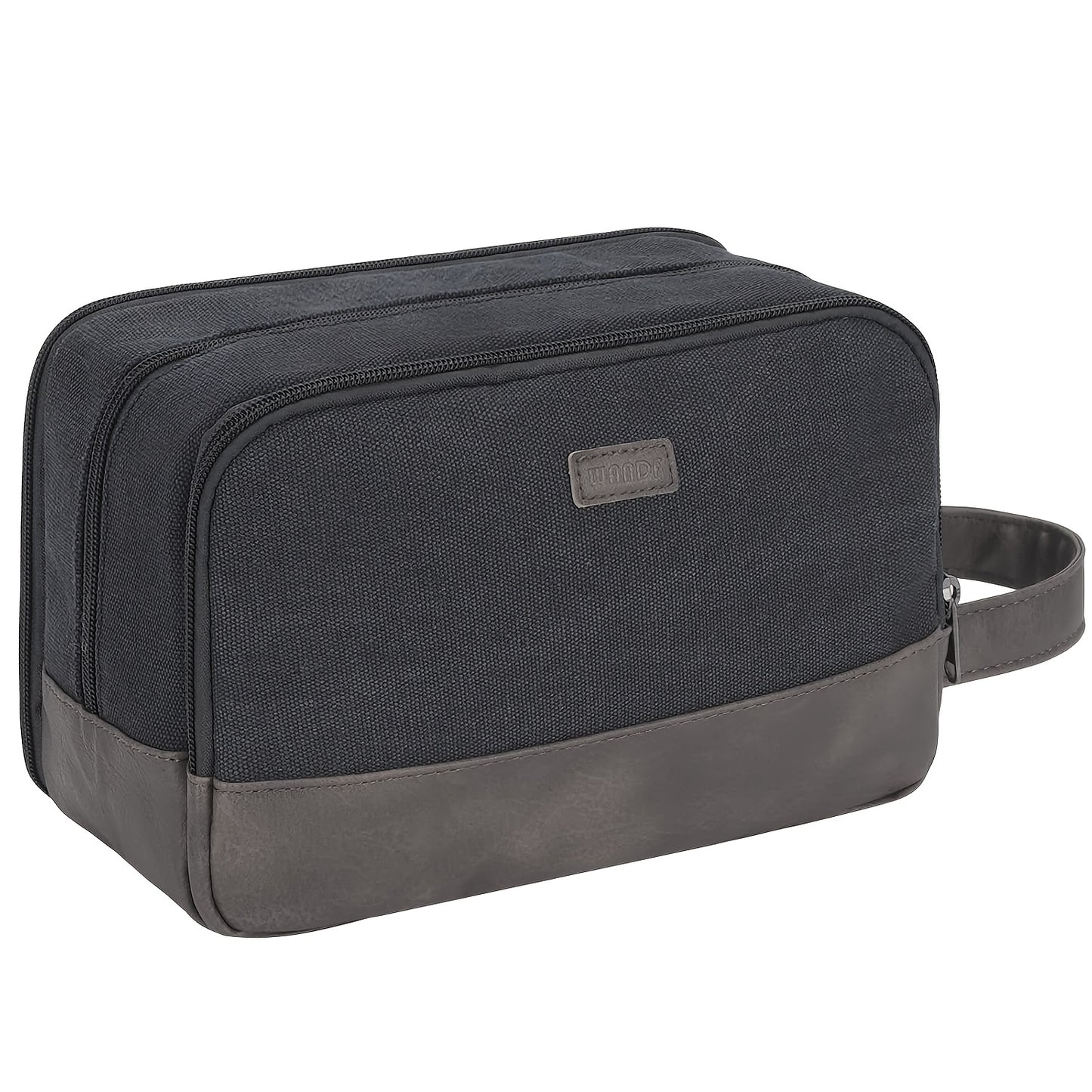 Toiletry Bag For Men - Hanging Travel Toiletry Bag, Canvas Dopp Kit With 5 Elastic Pockets, Large-Capacity Organiser, Multiple Colours, Affordable Travel Must-Have Valentine'S Day Gifts