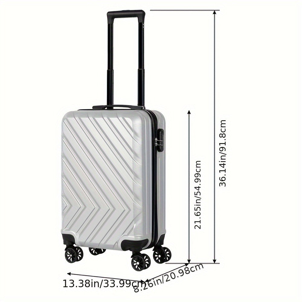 1pc/2pcs Suitcase Set Boarding Luggage Bag, 20inch Satchel Suitcase And 14inch Handbag Can Be Worn Diagonally Across The Trolley Case, with Wheels, Multi-Color Suitcase, for Office
