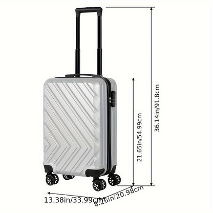 1pc/2pcs Suitcase Set Boarding Luggage Bag, 20inch Satchel Suitcase And 14inch Handbag Can Be Worn Diagonally Across The Trolley Case, with Wheels, Multi-Color Suitcase, for Office