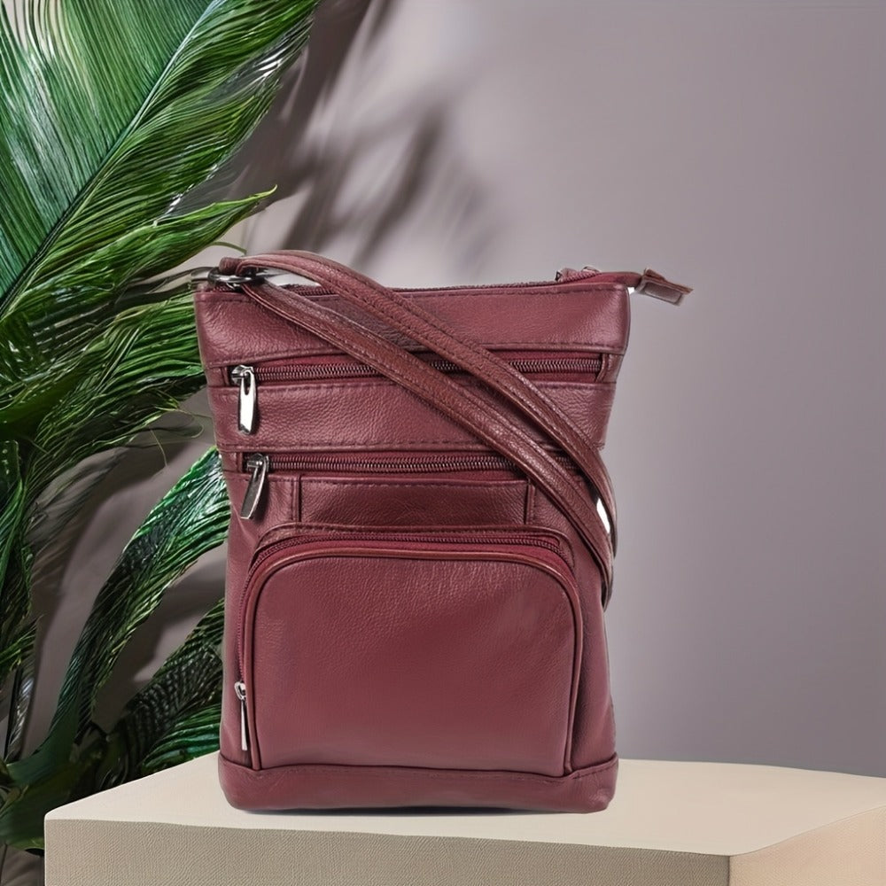 Laptop Bag – 10 Colors, Genuine Leather, Adjustable Strap | Bag Vero – detail view 30