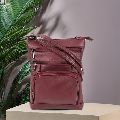 Laptop Bag – 10 Colors, Genuine Leather, Adjustable Strap | Bag Vero – detail view 30