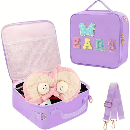 A Charming Travel Bag Designed with a Cartoon Theme, It Is Lightweight And Practical, Featuring a Three-Dimensional Appearance. This Bag Is Perfect for And Is Ideal for Storing Travel Items, Makeup, Desk Supplies, And Bedroom Essentials
