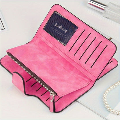 Women's Wallet – for Everyday Use, Trifold Long Card Slots Synthetic | Bag Vero – detail view 8