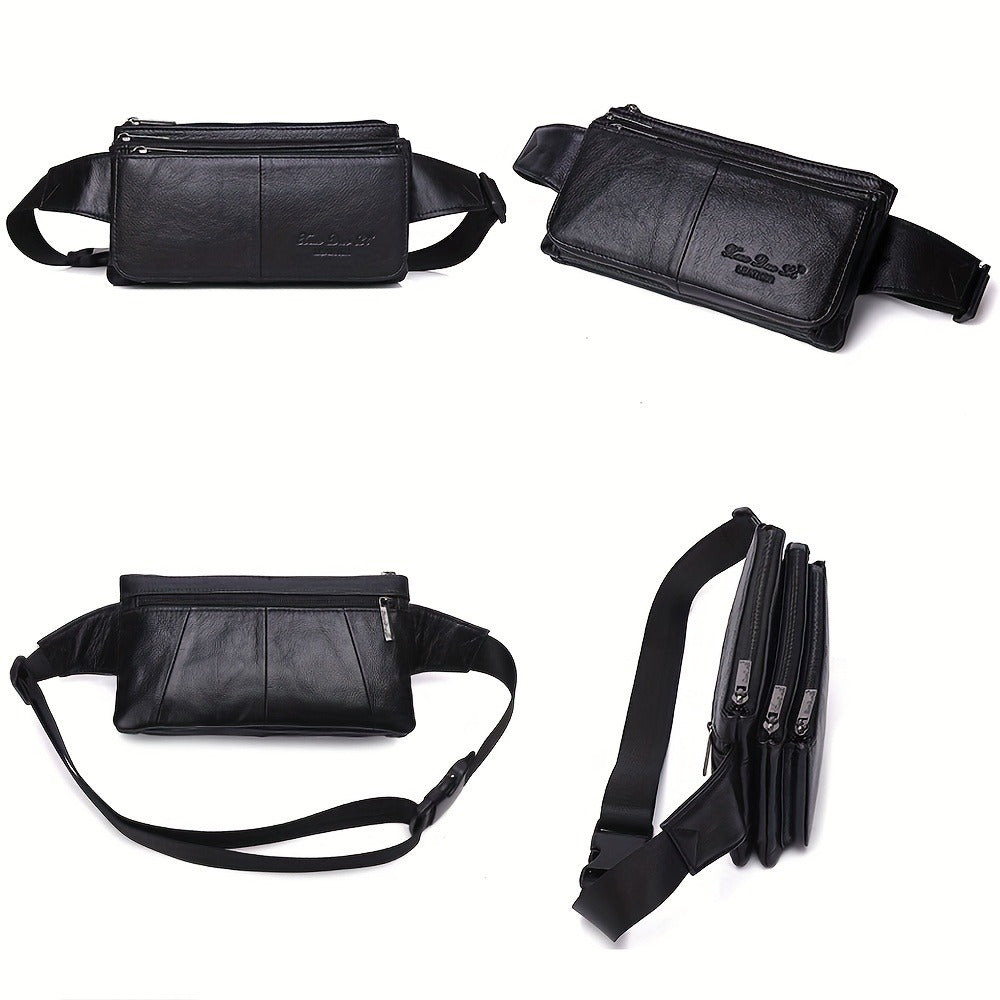 Waist Bag – Genuine Leather, Adjustable Strap, Lightweight, for Travel | Bag Vero – detail view 4