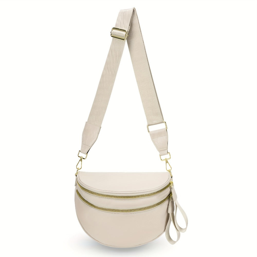 Fashionable Crossbody Bag with Multiple Pockets, Spacious And Versatile Shell Design, Trendy Chest Bag Featuring a Plaid Print, Equipped with Adjustable Shoulder Straps, Ideal for Outdoor Activities, Shopping, Parties, Gifting, Walking