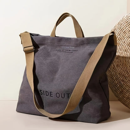 Fall Retro Crossbody Bag Men's And Women's Tote Bag Commuter Bag Student Shoulder Bag, Work Bag, Large Capacity Tote Bag Zipper Upgraded Perfect Gift Tote Bag for Women