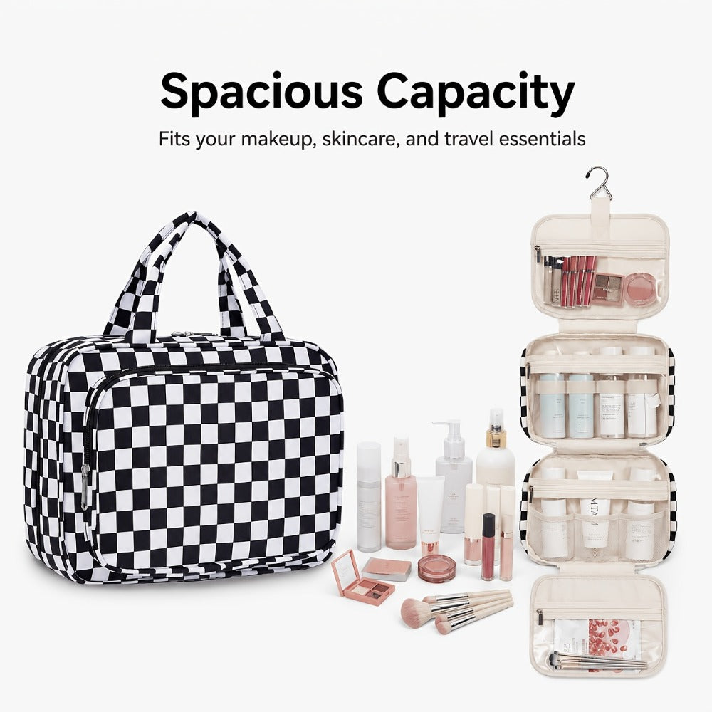 Travel Makeup Bag – for Travel, Hanging Toiletry Compartment Kit Cosmetic | Bag Vero – detail view 7