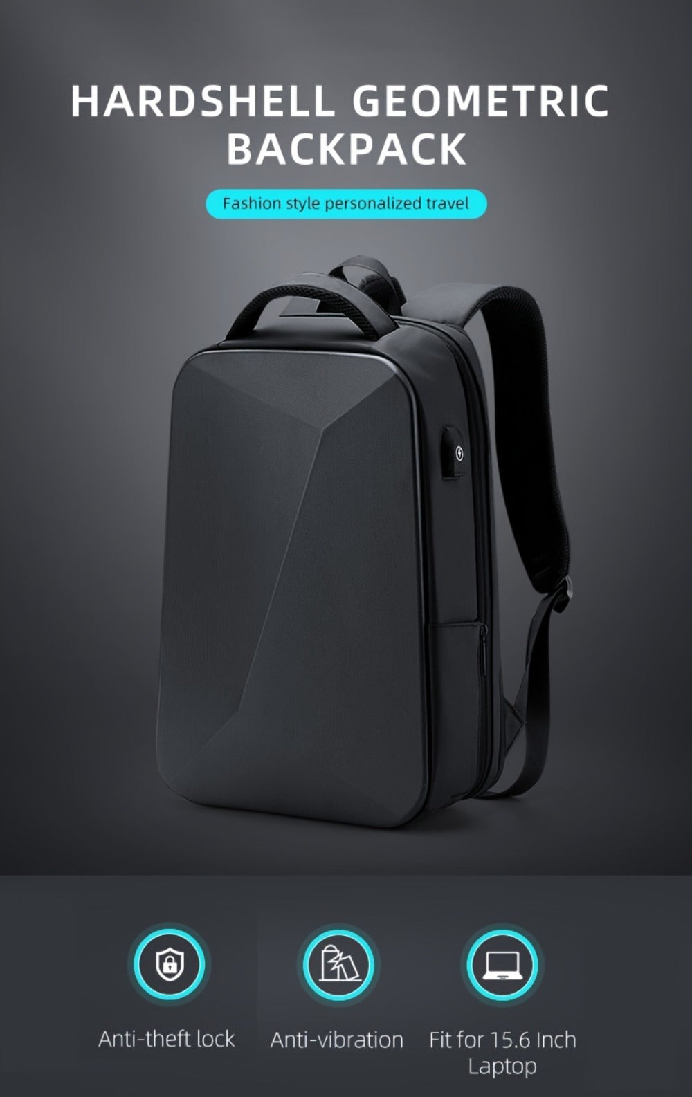 Casual Backpack, Large Capacity Travel Business Bag, Laptop Backpack with Password Lock, Ideal Choice for Gifts, School Bags, Valentines Gifts