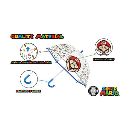 Nintendo Super Mario Kids Bubble Umrbrella