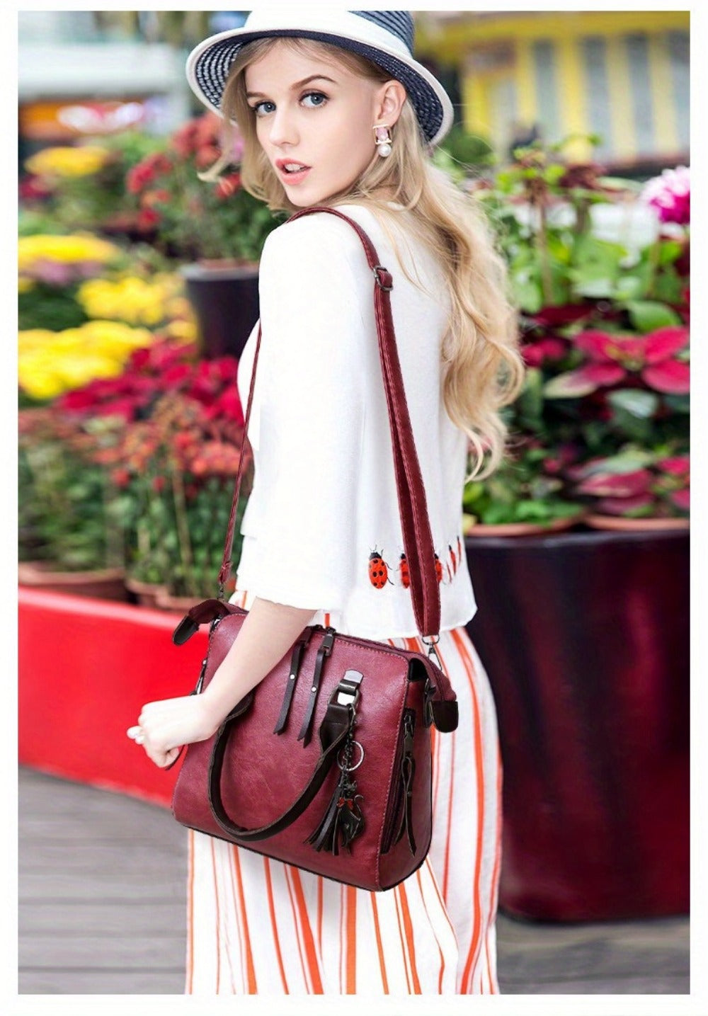 Shoulder Bag for Women – 4-Piece, Large Capacity, Adjustable Strap, for Everyday Use | Bag Vero – detail view 33