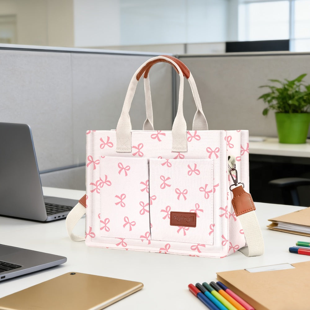 Tote Bag Purses Tote Bag for Women Large Capacity with Pockets, Large Capacity Multi-Pocket Shoulder Bag with Compartments, Work Bag for Women Large Capacity with Zipper, Multifunctional Tote Bag, Laptop Crossbody, Everyday Satchel, Teacher Bag, Gym