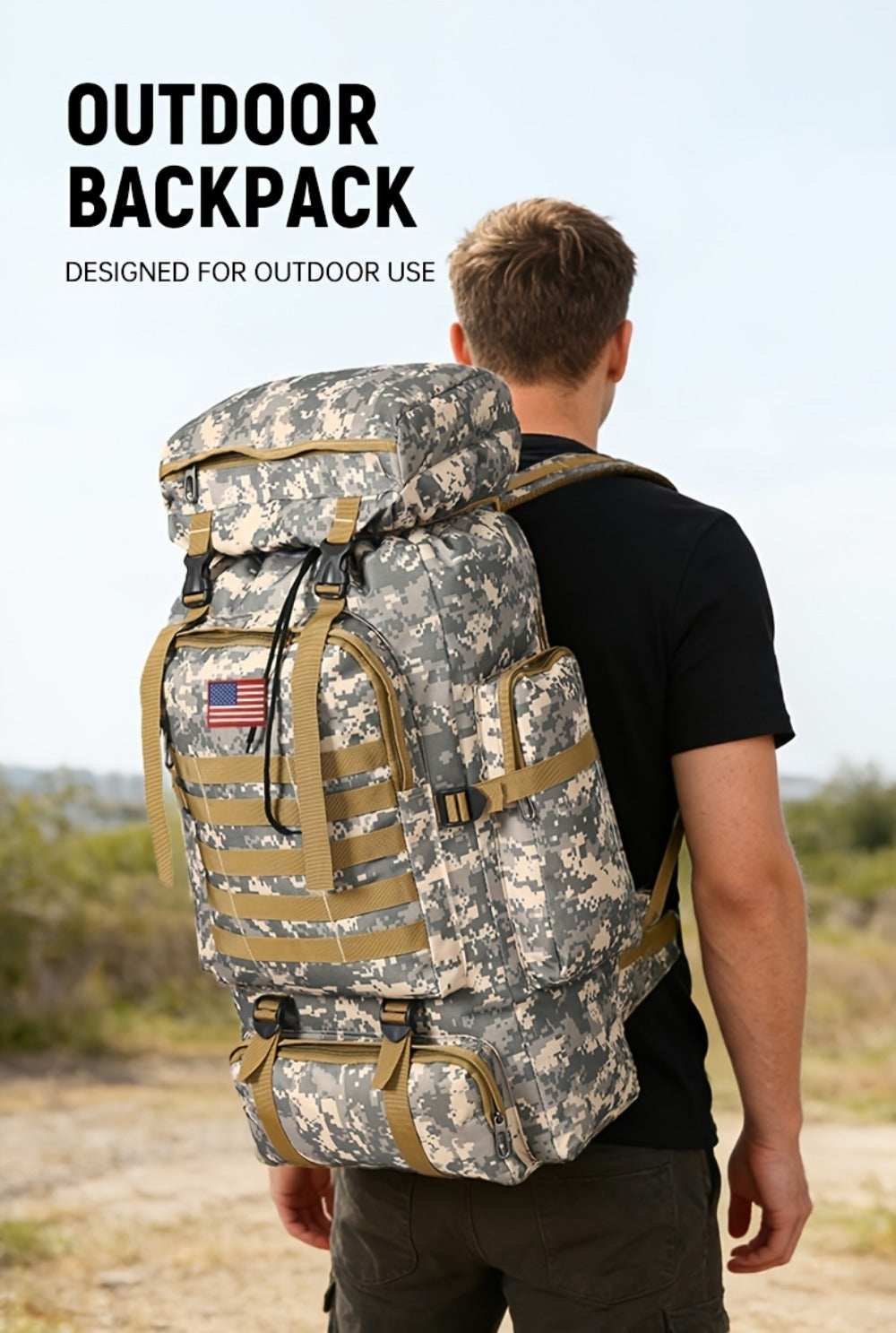 Travel Backpack – Lightweight, Adjustable Strap, for Travel | Bag Vero – detail view 20