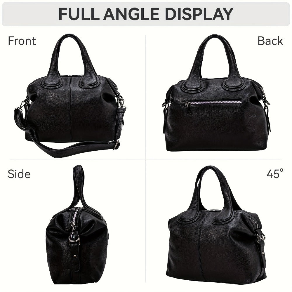Large Lady Handbag, Large Lady Shoulder Bag, Large Purses for Women, Soft Comfy Solid Color PU Tote Shoulder Bag, All-Match Women's Daily Use Commuter Bags, Womens Handbags, Easter Gifts, Gifts for Mothe, Travel, Cheap