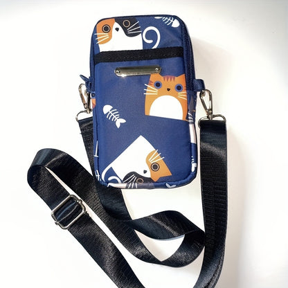Trendy Oxford Crossbody Bag for Women - Features Adjustable Shoulder Straps, Zipper Closure, Sturdy Material, Casual Elegant Design, Ideal for Everyday Use And Travel